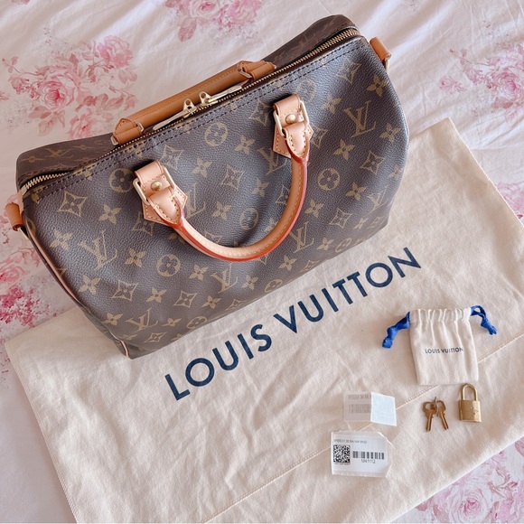 AUTHENTIC Louis Vuitton Speedy Bandoulière 30 (without strap) 👜🤎 - Picture 3 of 8